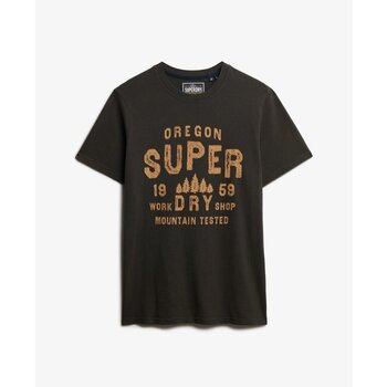 Superdry T-shirt Korte Mouw  T-shirt Work Shop