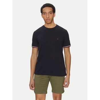 Tommy Hilfiger T-shirt  MW0MW38630 GLOBAL STRIPE-DW5 DESERT SKY