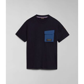 Napapijri T-shirt  S-TEPEES NP0A4HQJ-176 BLU MARINE