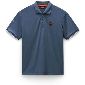 Napapijri T-shirt  E-BADGE NP0A4IDA-G1Y1 STORMY WEAT