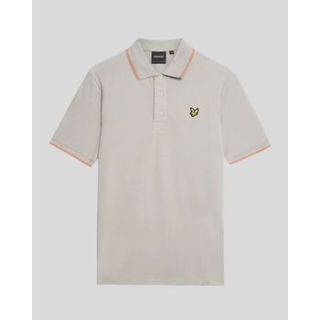 Lyle & Scott T-shirt Lyle & Scott SP1524VOG TIPPED POLO-X734 PALE GREY