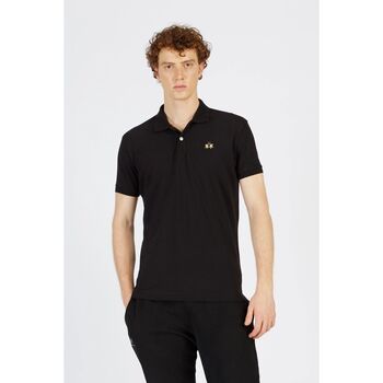 LA MARTINA T-shirt  CCMP02-PK001 PQT STR - EDUARDO-09999 BLACK