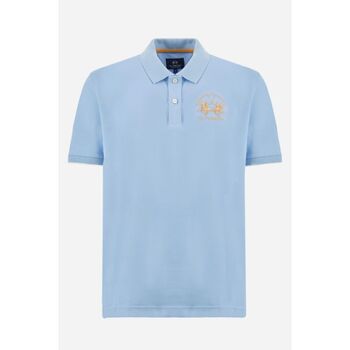 LA MARTINA T-shirt  CCMP01 PK001 - MIGUEL-07003 BLUE BELL