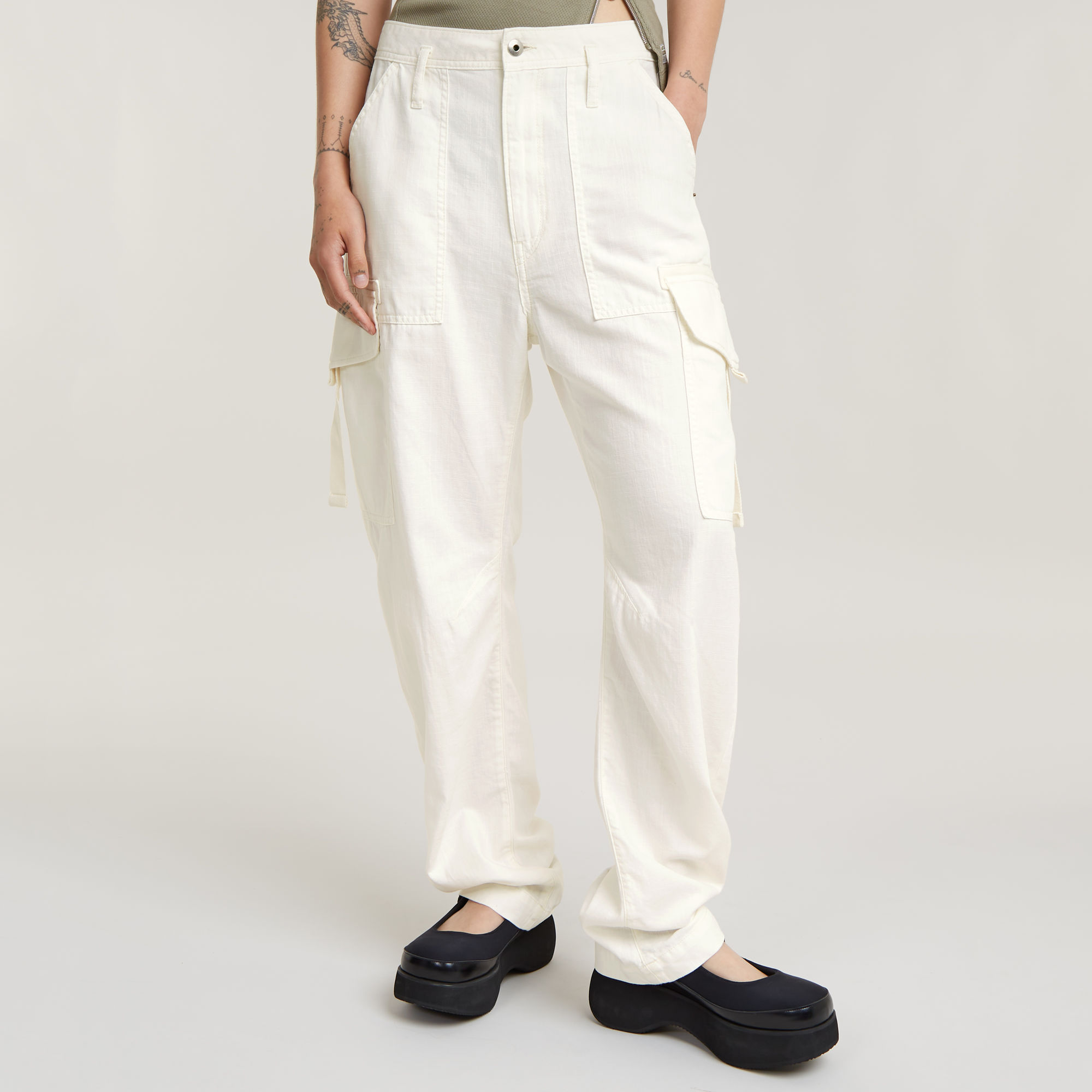 G-Star RAW Soft Outdoors Broek - Wit - Dames