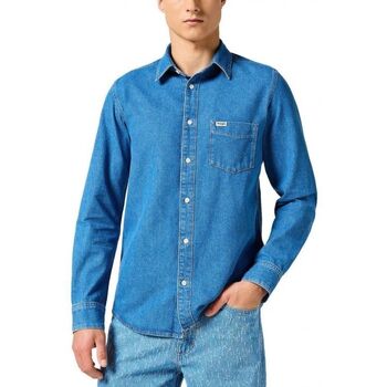 Wrangler Overhemd Lange Mouw  112357191-MID STONE
