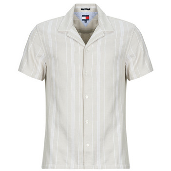 Tommy Jeans Overhemd Korte Mouw  TJM TEXTURED REG CAMP SHIRT EXT