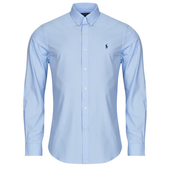 Polo Ralph Lauren Overhemd Lange Mouw  CHEMISE AJUSTEE SLIM FIT EN POPELINE UNIE