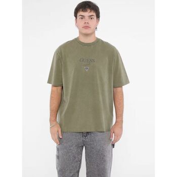 Guess T-shirt  M4BI15 K8FQ4 GO PRINTED BAKER-F8LC OLIVE