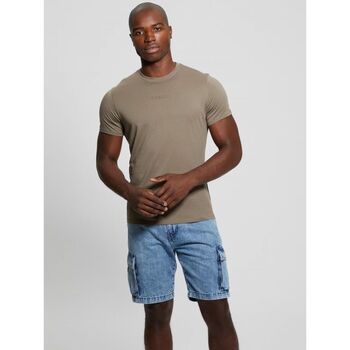 Guess T-shirt  M4GP39 K7HD0 PIMA-G1EC WALNUT SHELL