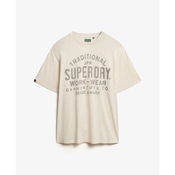 Superdry T-shirt Korte Mouw  T-shirt Machined Goods Workwear