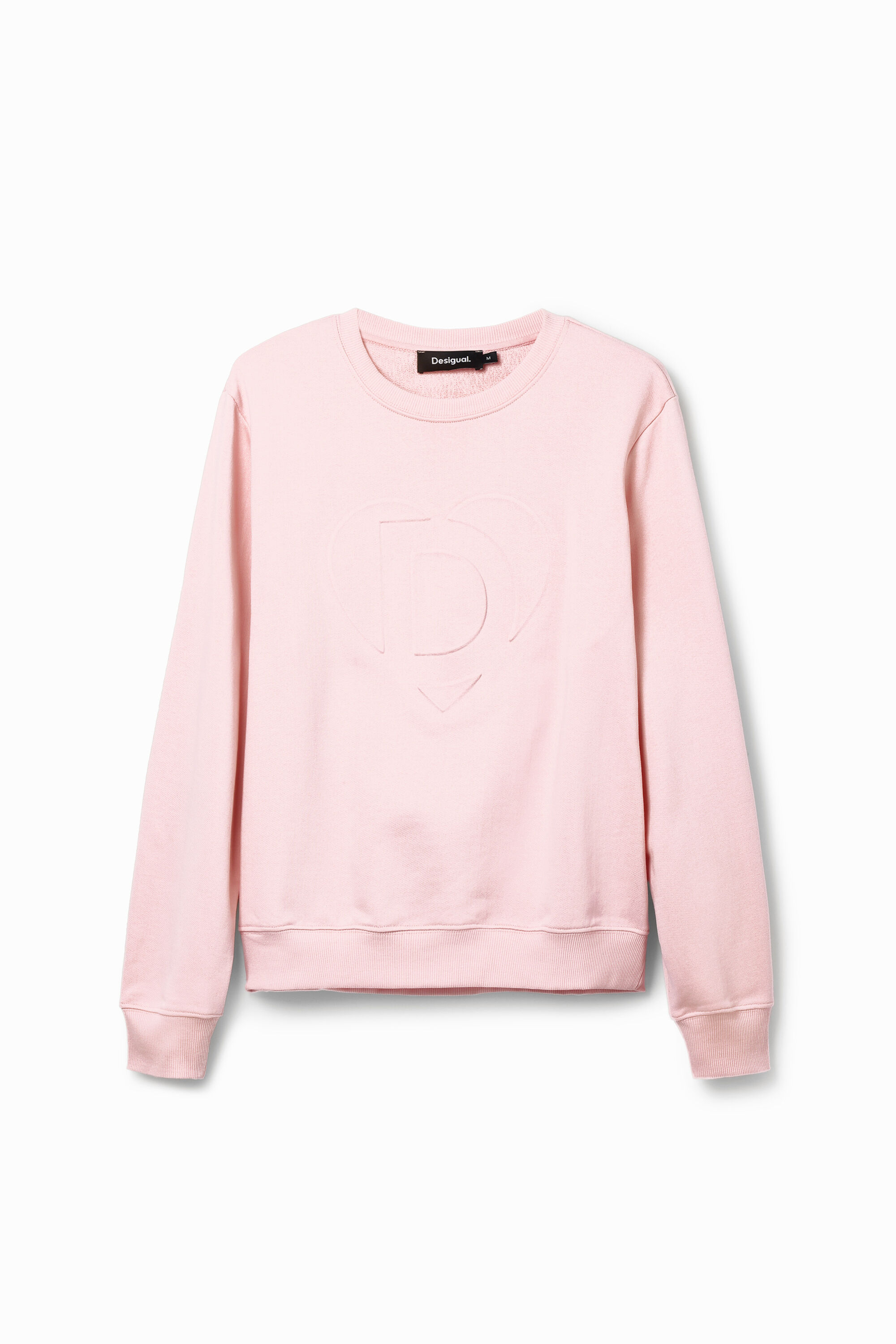 Desigual Sweatshirt logo reliëf - RED