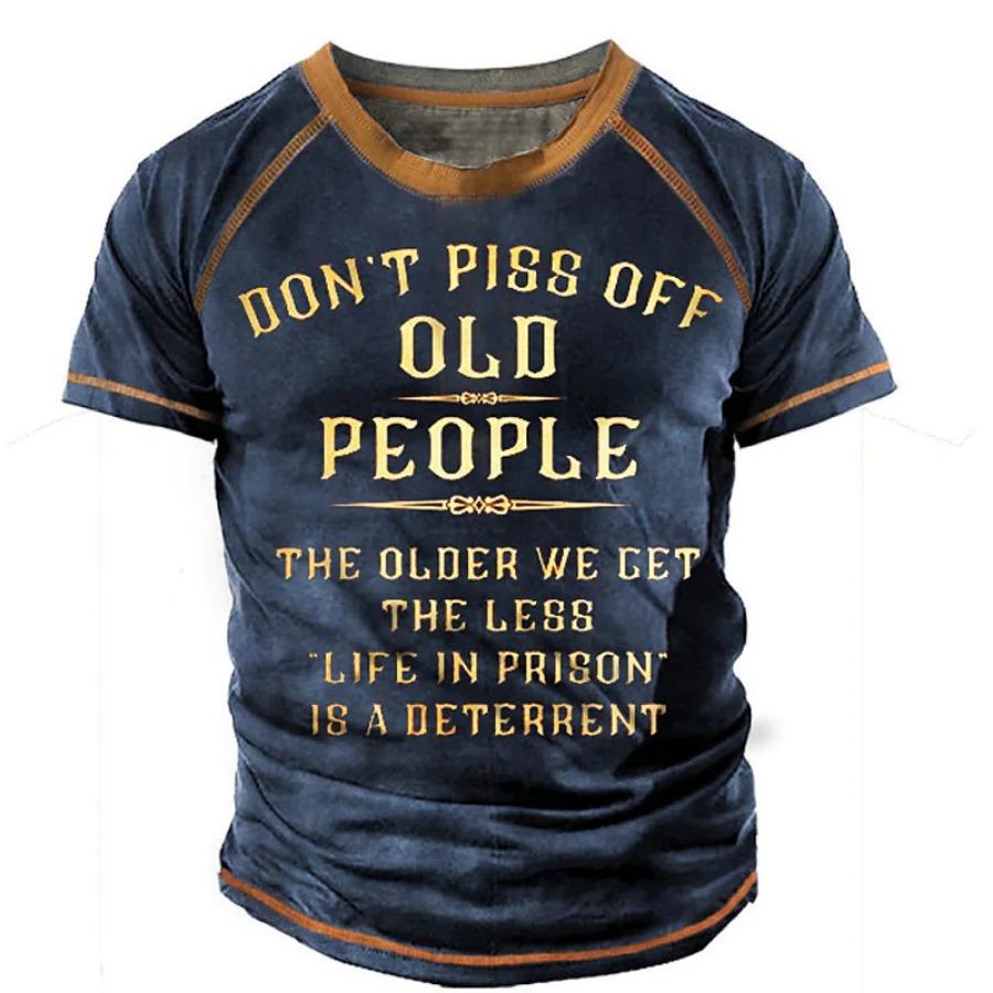 ForYourBeauty Casual O Hals Korte Mouw Tops Mannen 3D Letters Gedrukte T-shirt Vintage Mannelijke Zomer Outfit Tee Sportwear T-shirts S