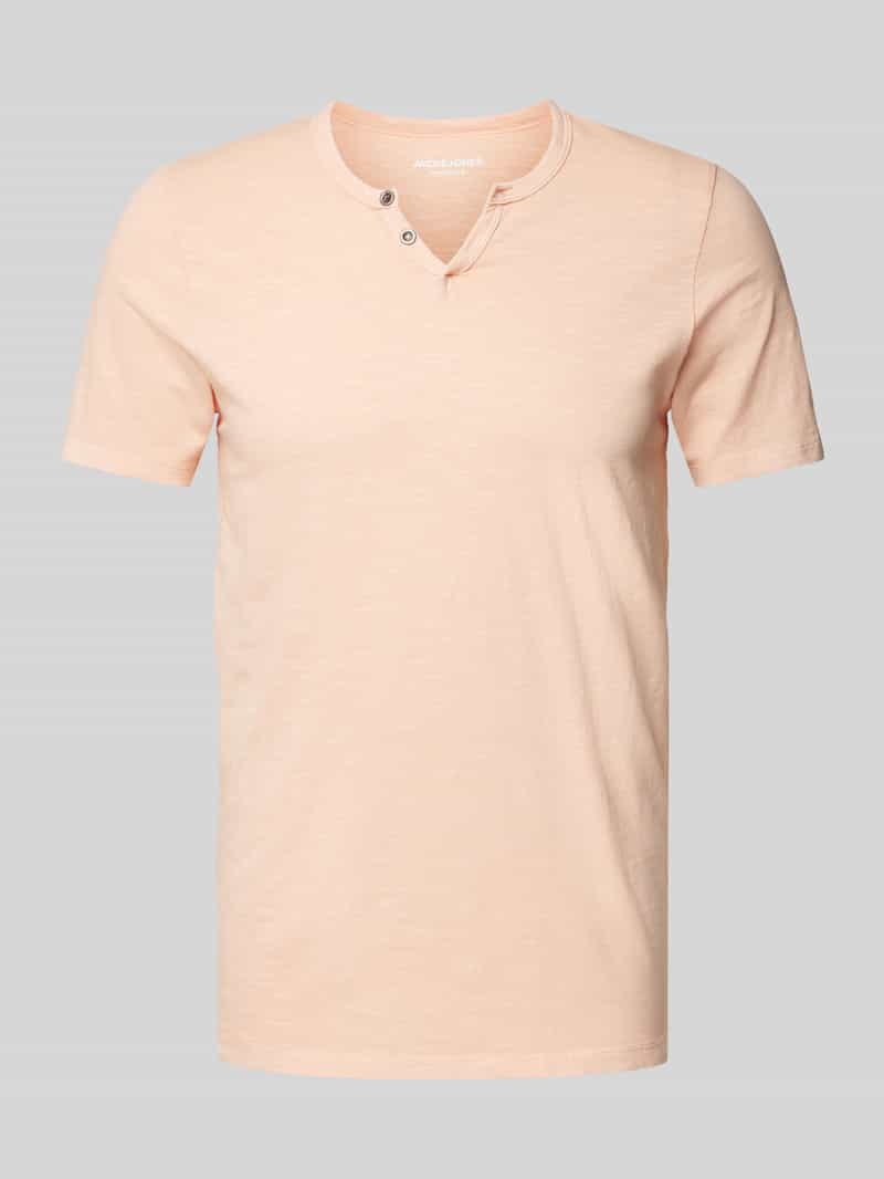 Jack & Jones T-shirt JJESPLIT NECK TEE SS NOOS