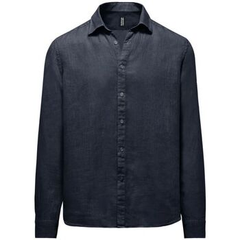Bomboogie Overhemd Lange Mouw  SM6402 T LI2-20 NAVY BLUE