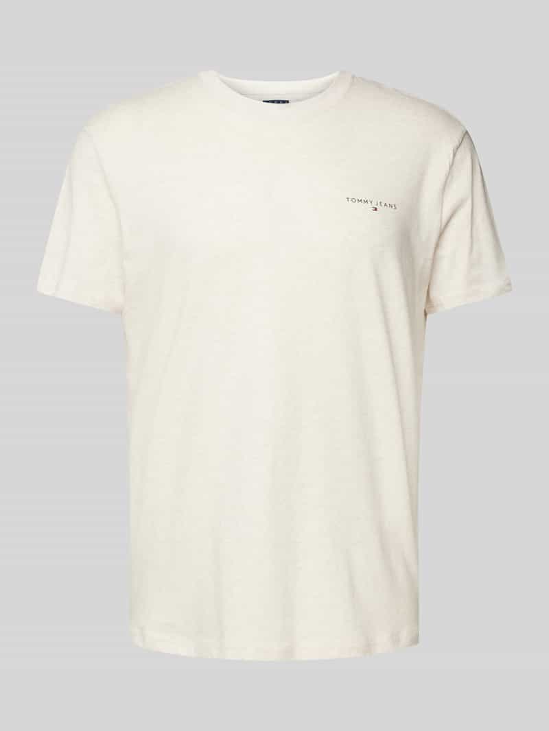 TOMMY JEANS T-shirt TJM SLIM LINEAR CHEST SS TEE EXT