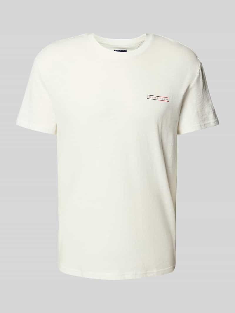 TOMMY JEANS Shirt met korte mouwen TJM REG GRAPHIC SLUB TEE EXT