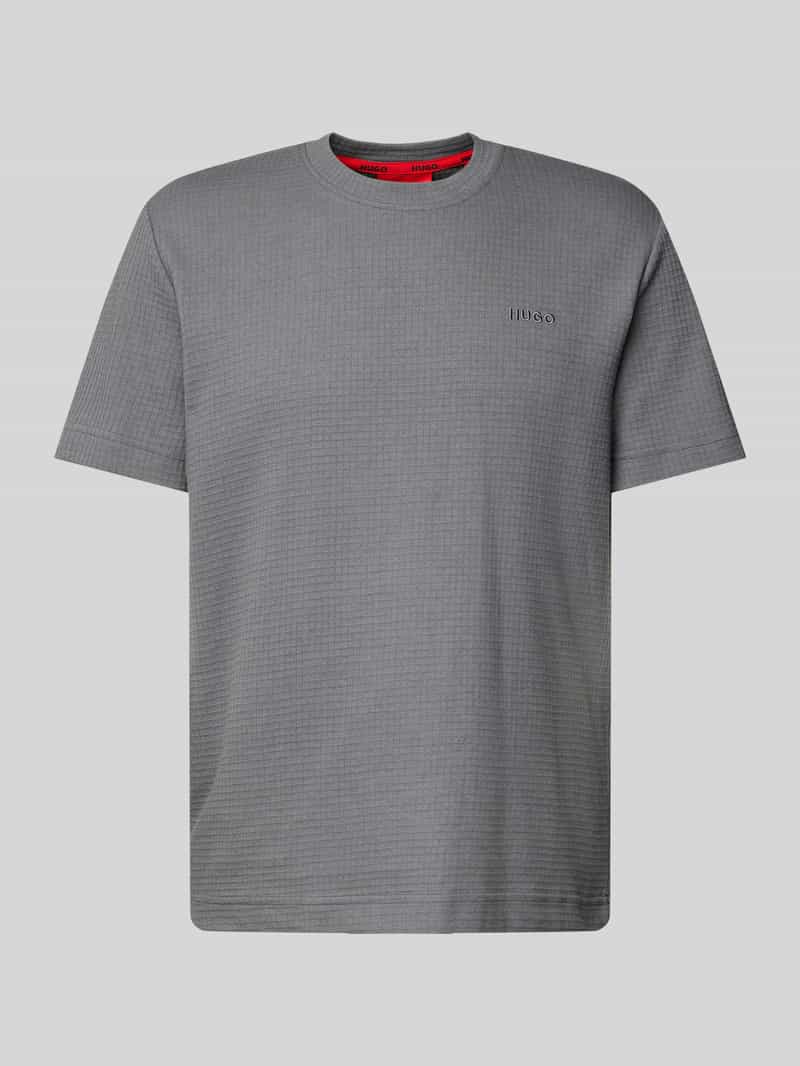 HUGO underwear T-shirt ,Austin T-Shirt Wafelstructuur en logo-borduursel