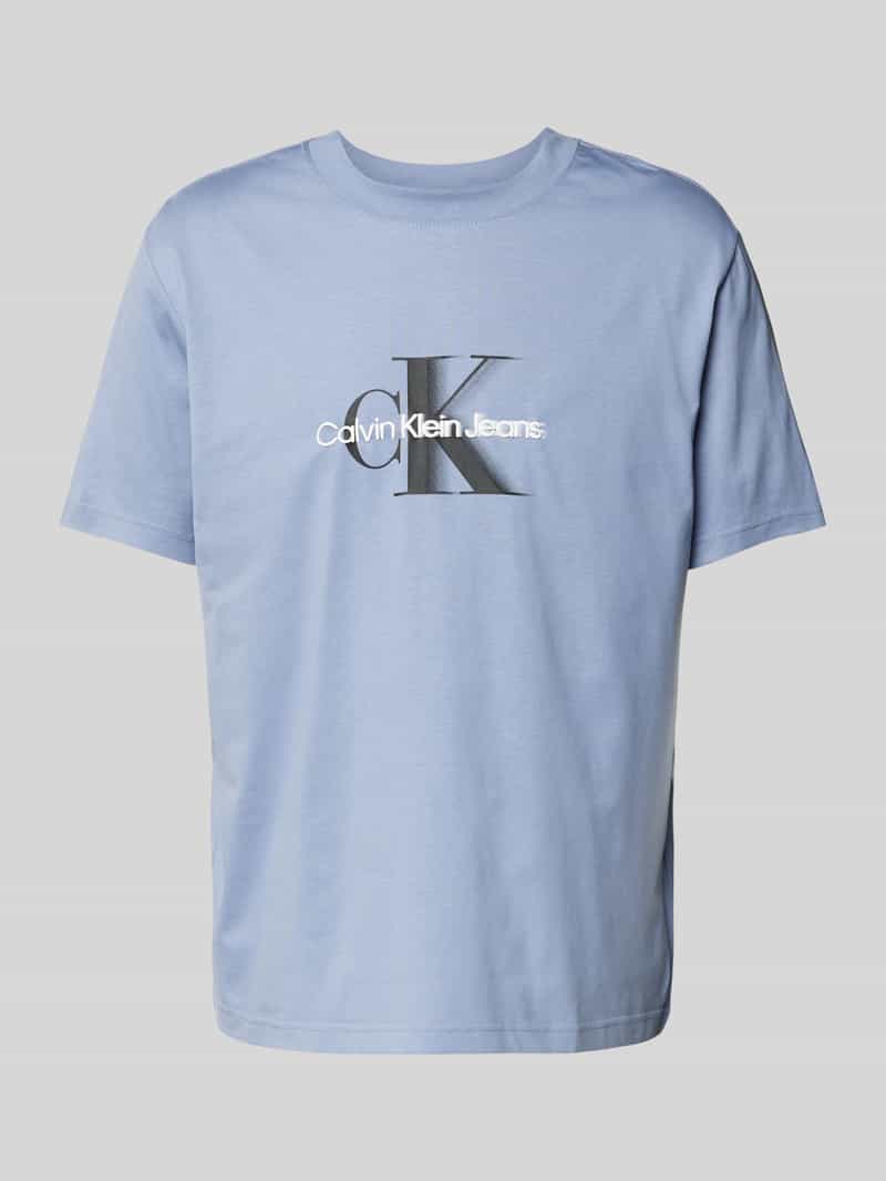 Calvin Klein T-shirt MONOLOGO SHIFT TEE met grote logoprint
