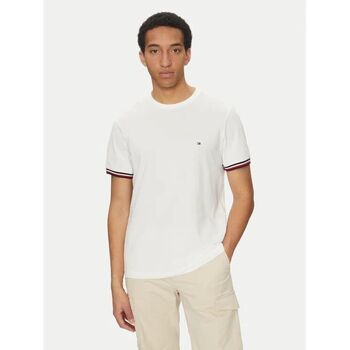 Tommy Hilfiger T-shirt  MW0MW38630 GLOBAL STRIPE-YBR WHITE