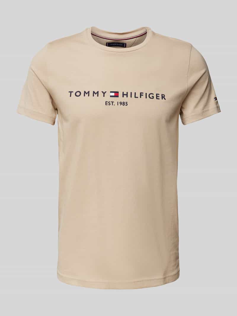 Tommy Hilfiger T-shirt Tommy Logo Tee van duurzaam katoen