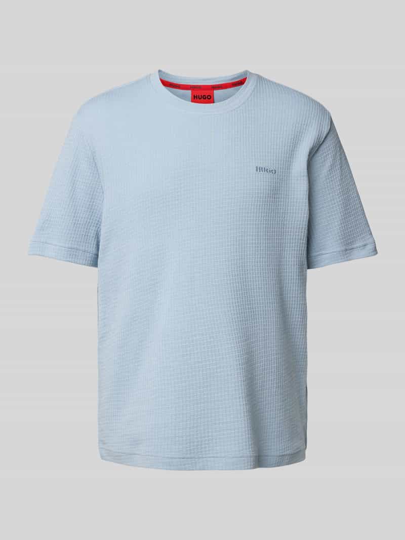 HUGO underwear T-shirt ,Austin T-Shirt Wafelstructuur en logo-borduursel