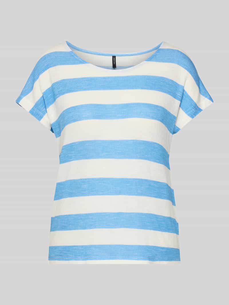 Vero Moda Shirt met korte mouwen VMWIDE STRIPE SL TOP GA JRS NOOS