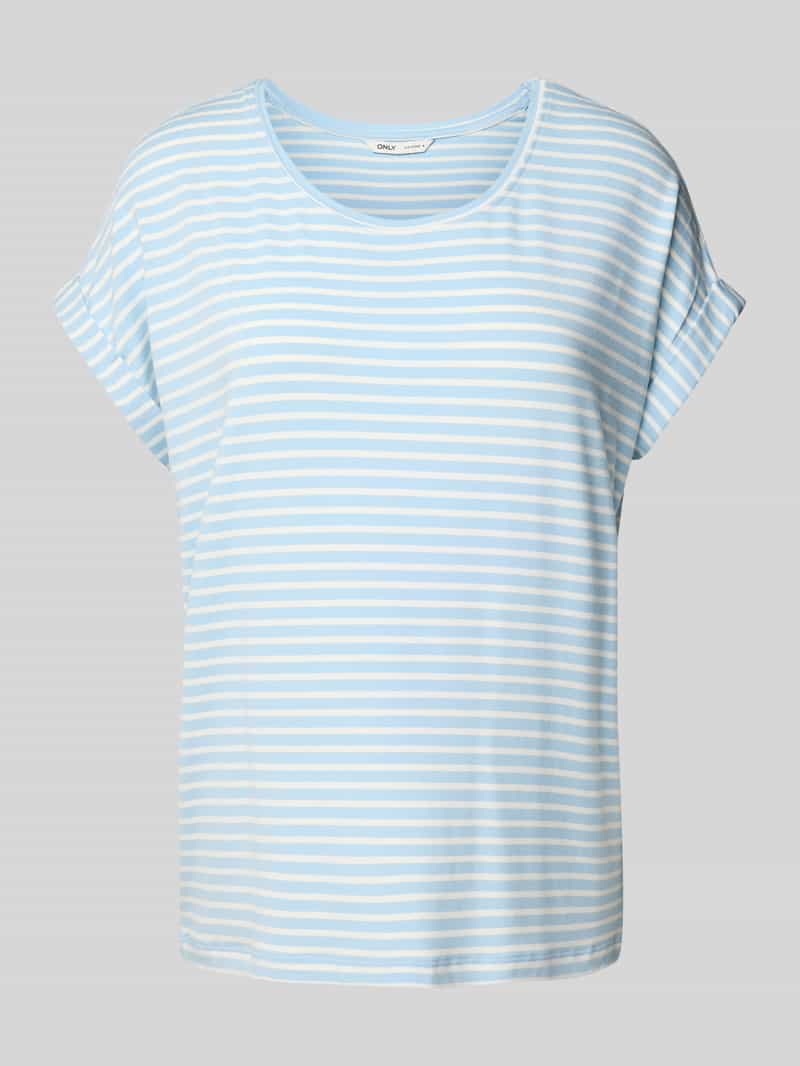 Only T-shirt ONLMOSTER STRIPE S/S O-NECK TOP JRS NOOS