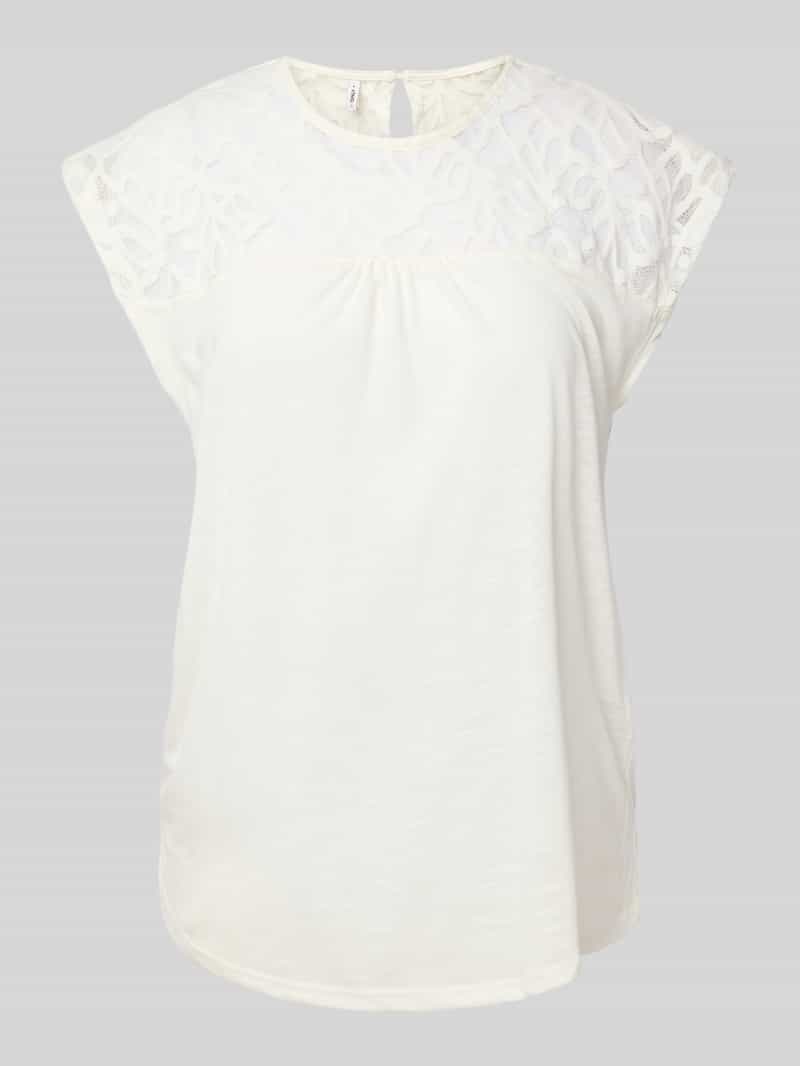 Only Kanten shirt ONLSINDY LIFE S/S O-NECK MIX TOP JRS