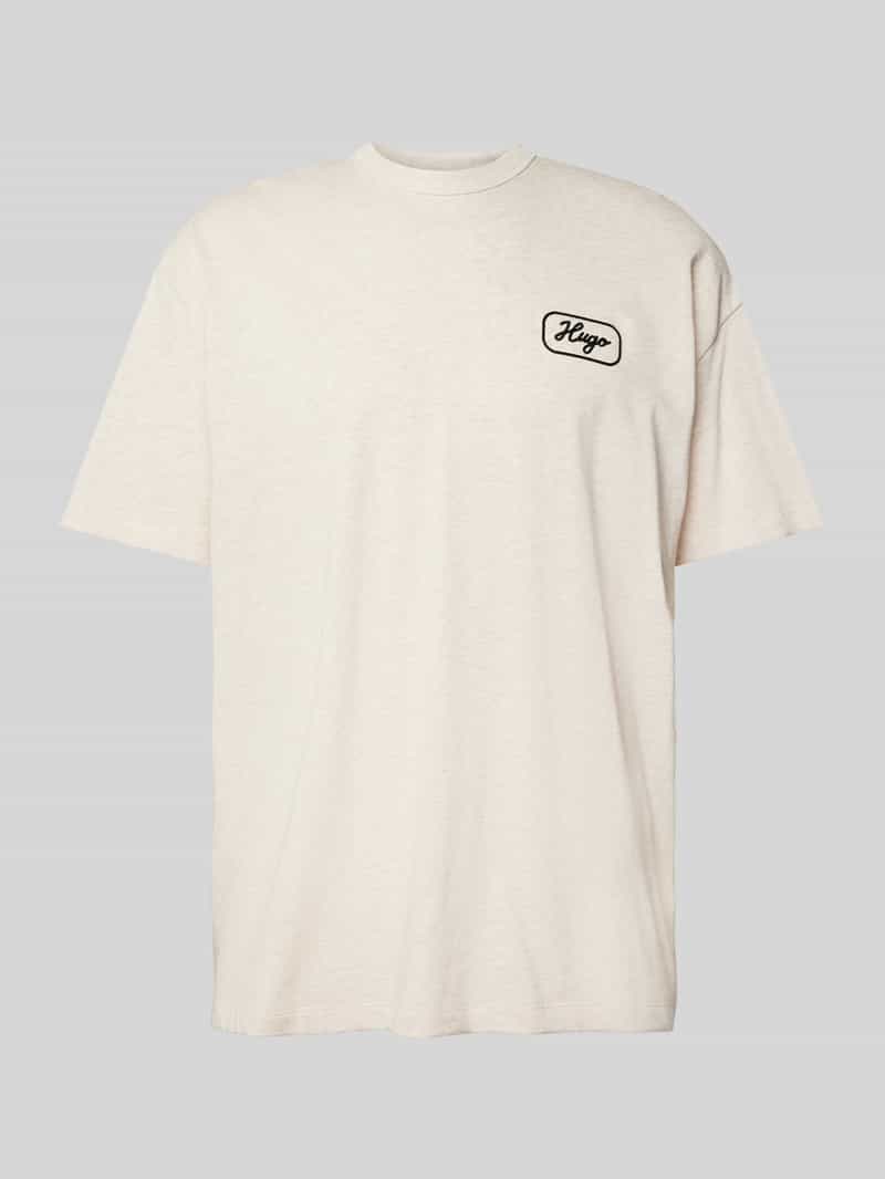 OTTO HUGO Blue T-shirt Nampie met grote print