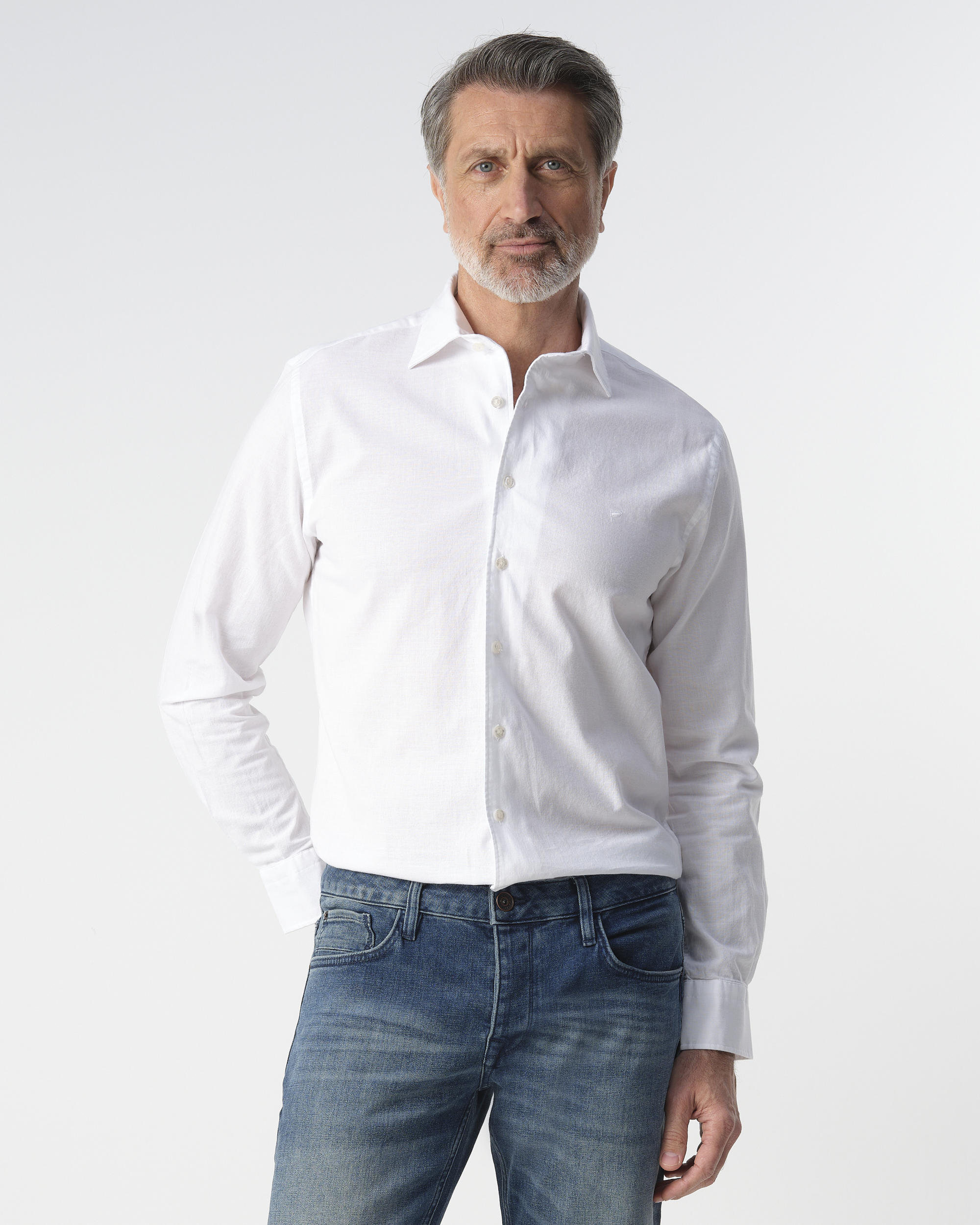 Campbell Sawyer casual overhemd met lange mouwen
