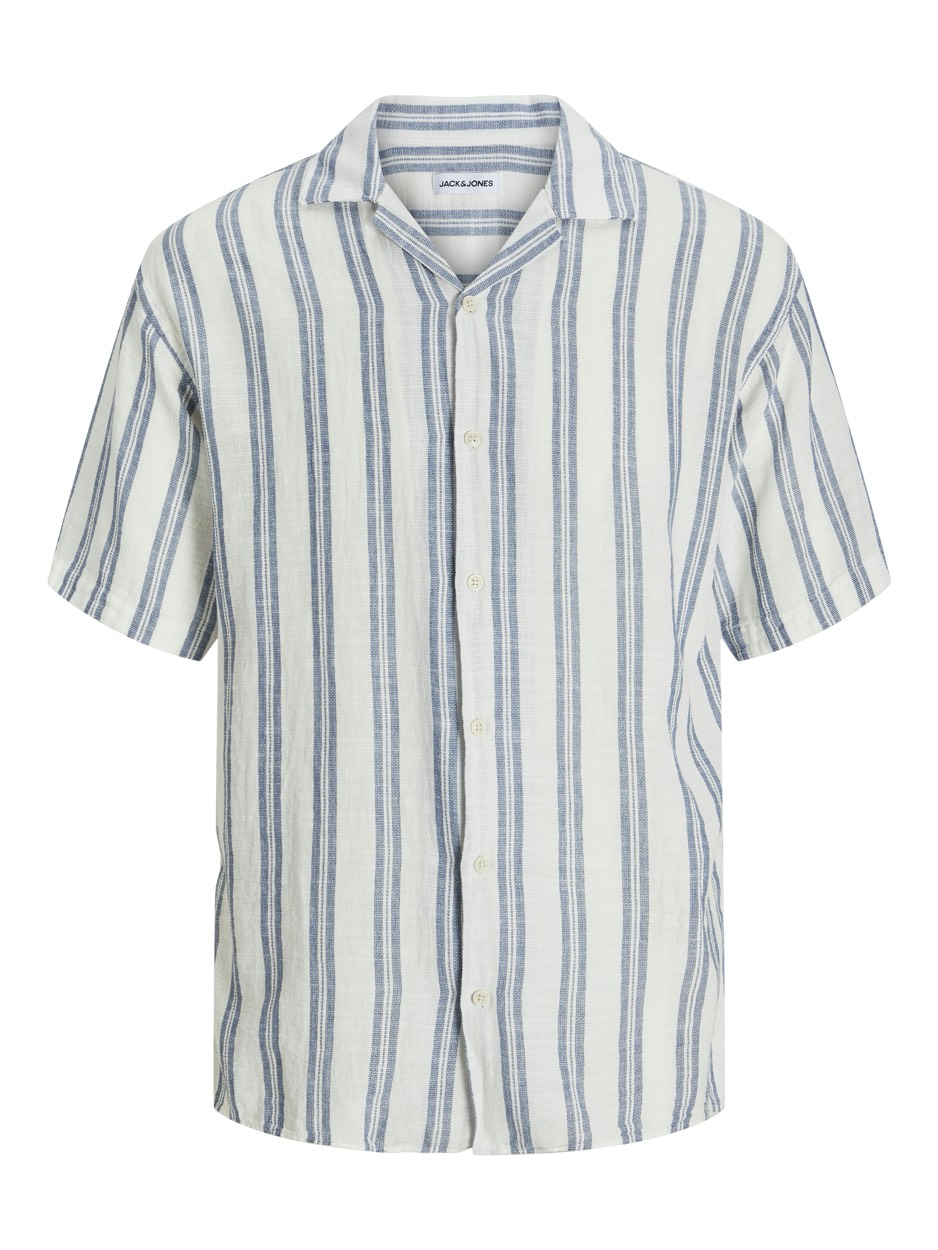 Jack & Jones Jjeenzo stripe resort shirt ss sn dessin