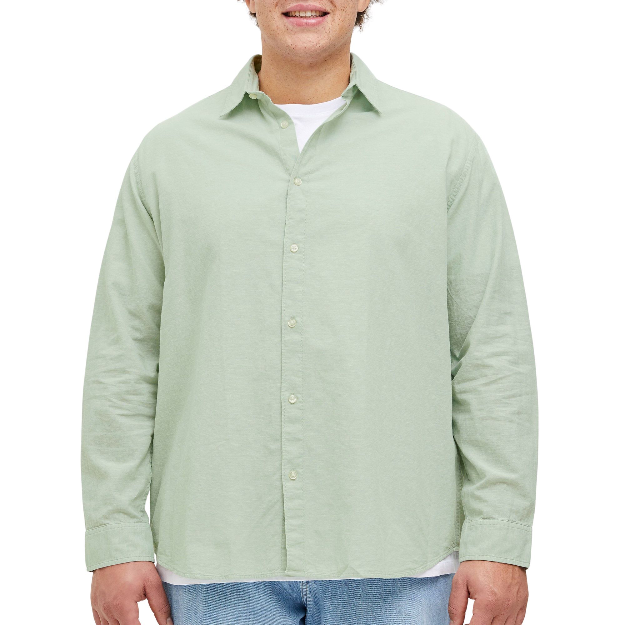 Jack & Jones PlusSize Overhemd met lange mouwen JJEBREEZE SHIRT LS SN PLS