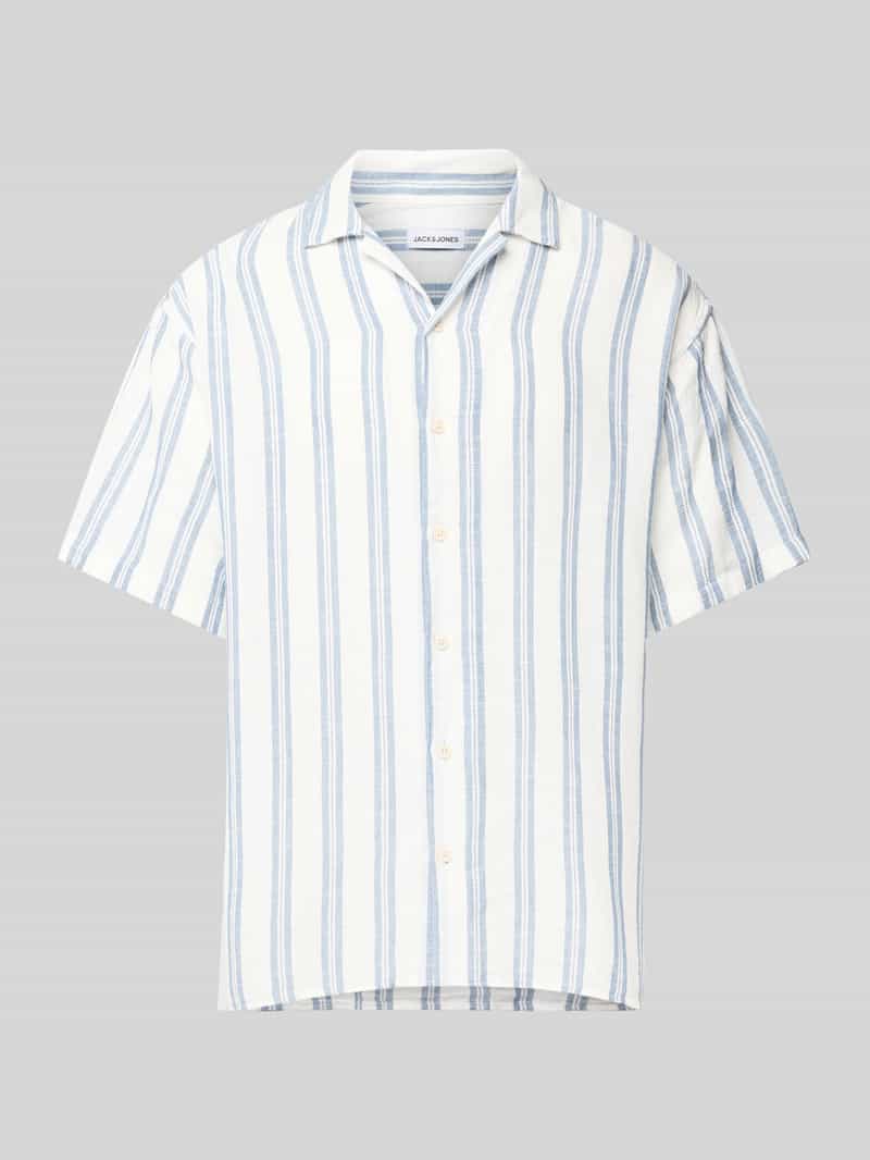 Jack & Jones Overhemd met korte mouwen JJEENZO STRIPE RESORT SHIRT SS SN