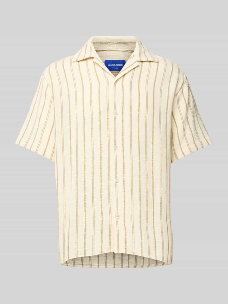Jack & Jones Overhemd met korte mouwen JORCOBA STRIPE RESORT SHIRT SS SN