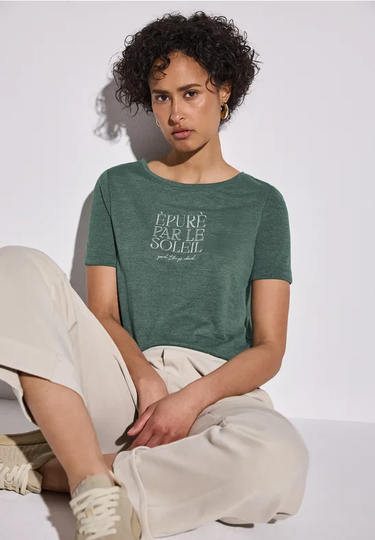 STREET ONE T-shirt met tekst