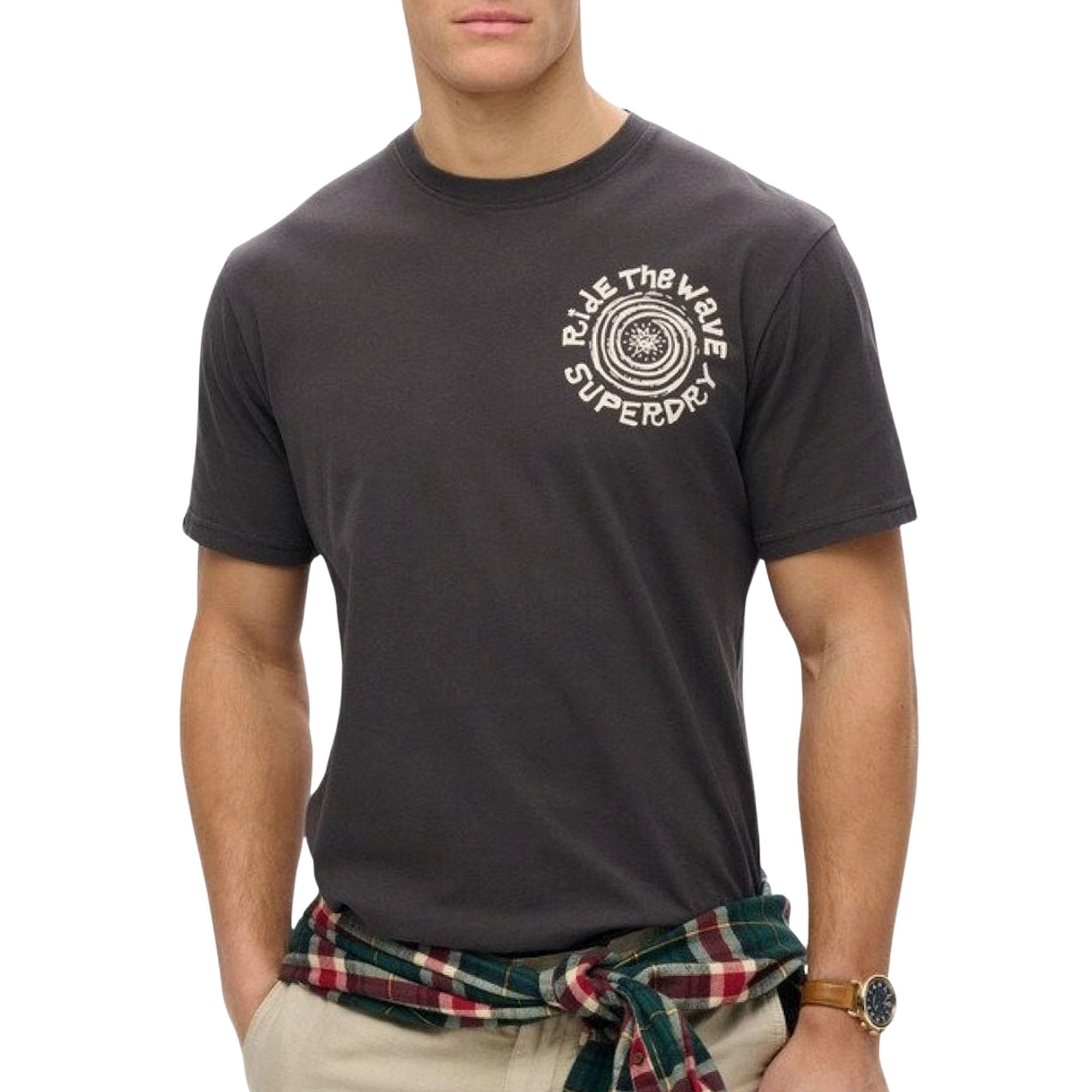 Superdry Shirt met ronde hals OUTDOOR NARRATIVE LOOSE TEE
