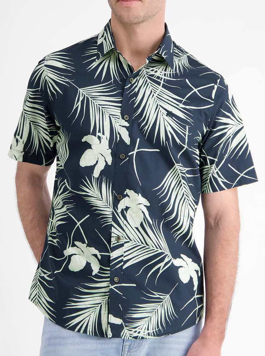 Lerros Overhemd met korte mouwen met print all-over