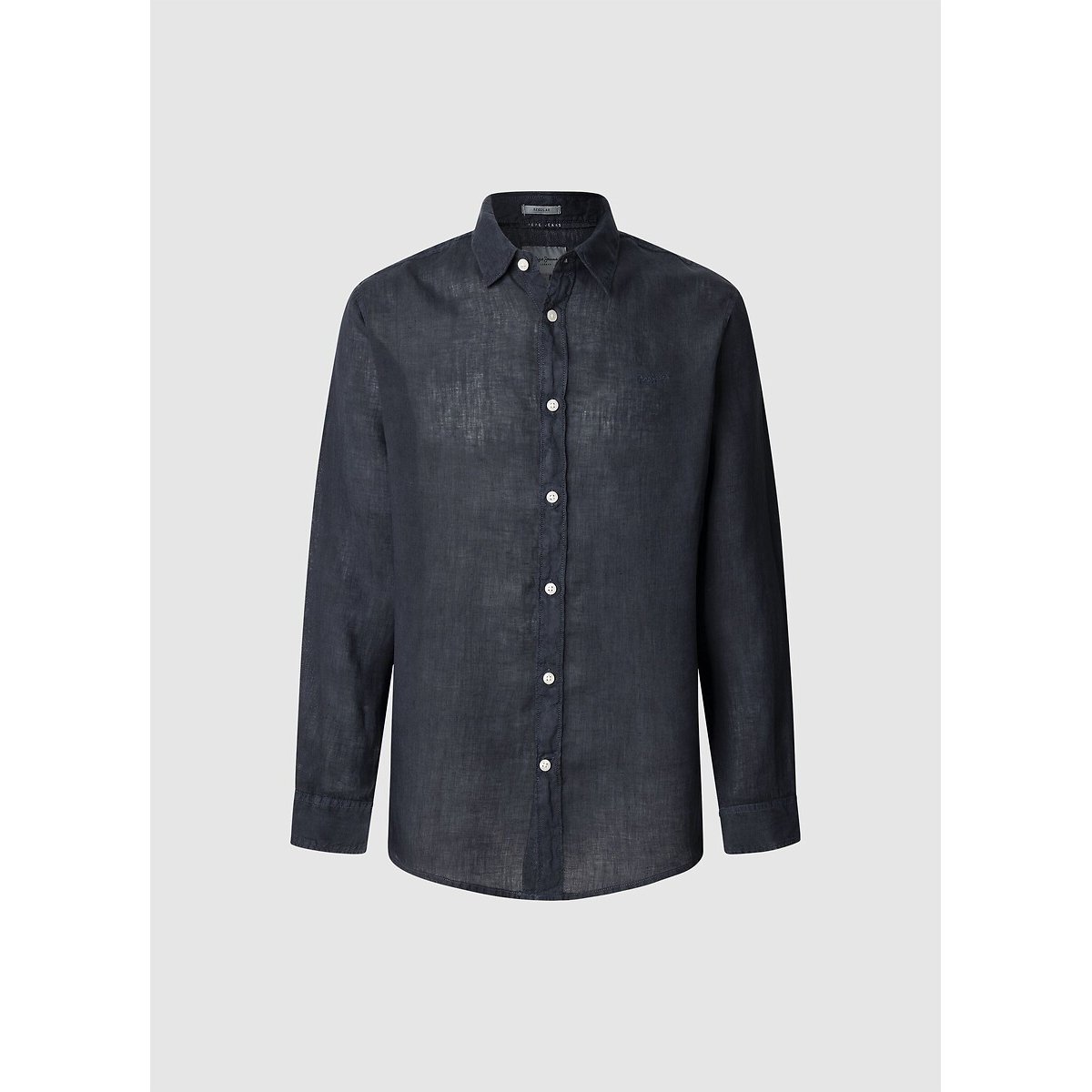 Pepe Jeans Overhemd met lange mouwen Arnau van een linnenmix