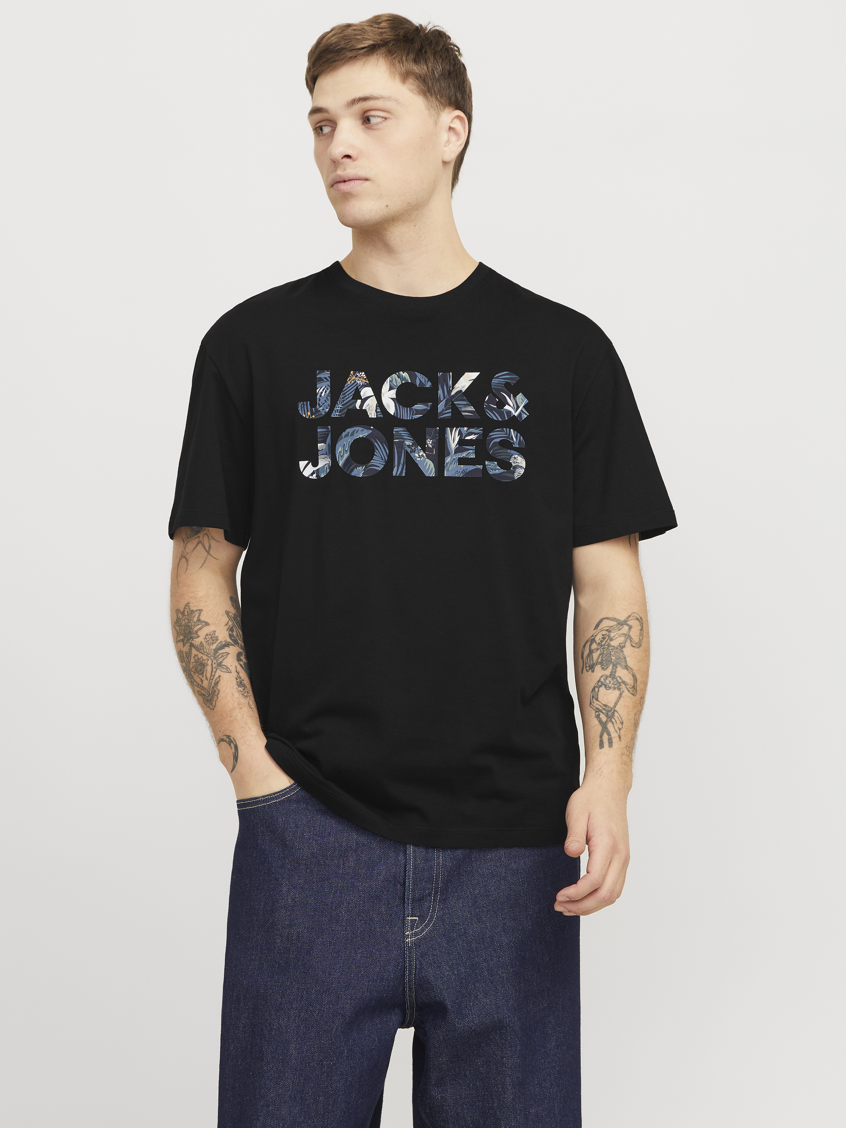 Jack & Jones Jjebryan corp logo tee ss o-neck no