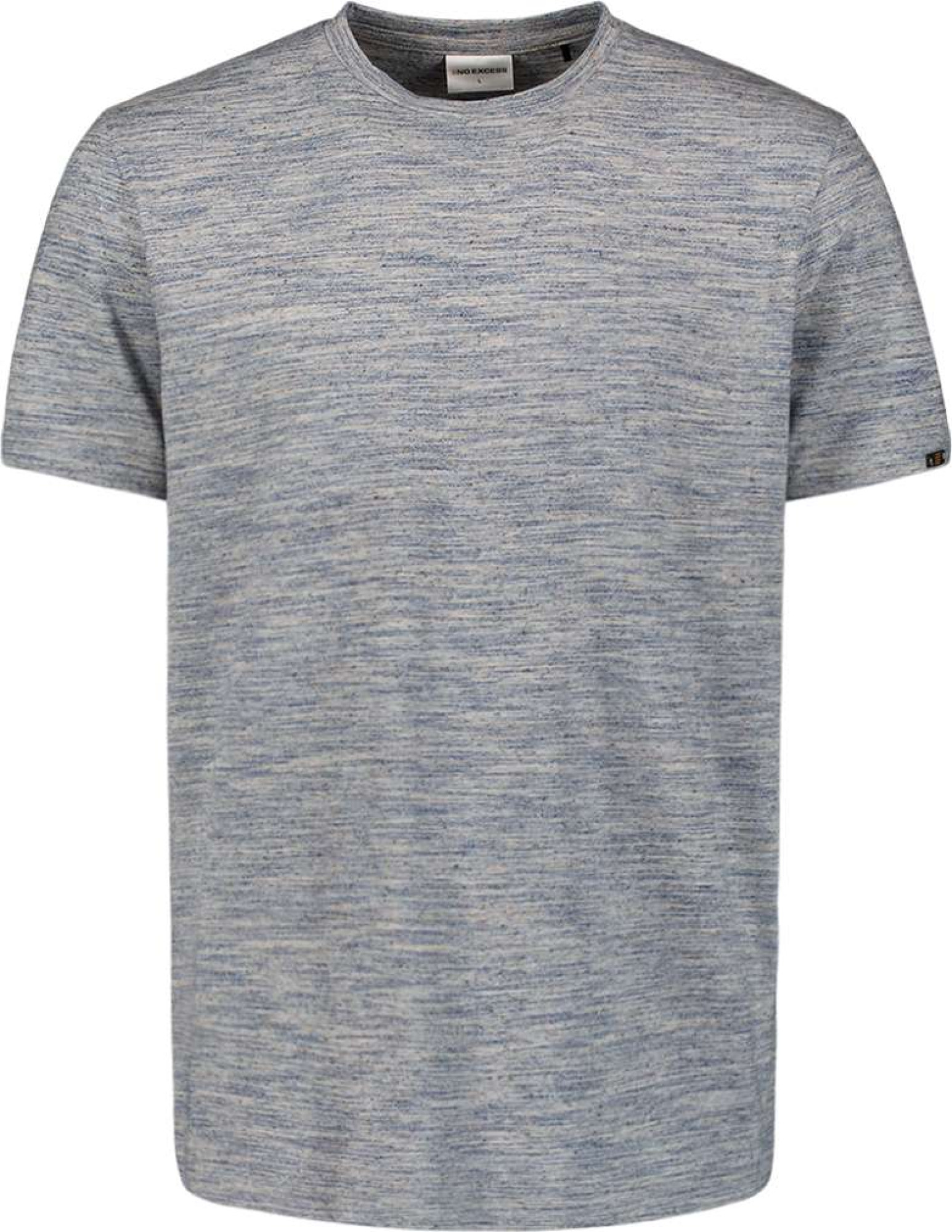 No Excess T-shirt crewneck multi coloured mel deep blue
