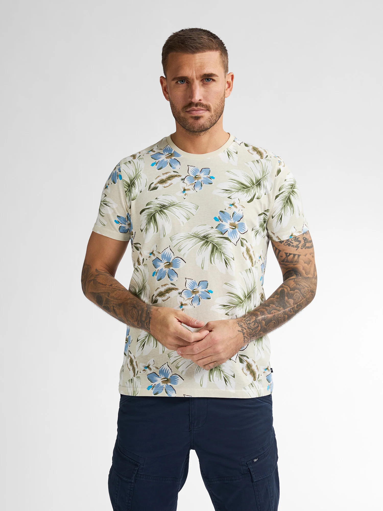 Petrol Industries Heren shirt- m-1050-tsr655 0112 seashell