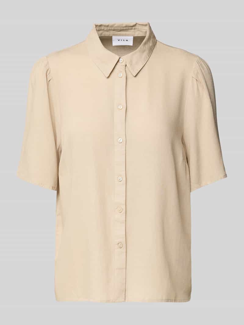 Vila Blouse met korte mouwen VIPRICIL S/S NEW SHIRT - NOOS