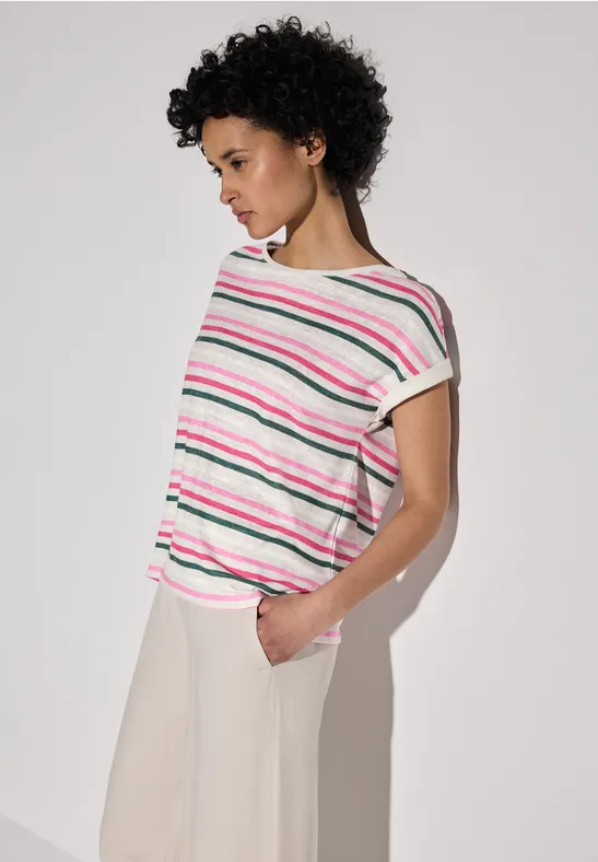 STREET ONE Shirttop met gestreept patroon