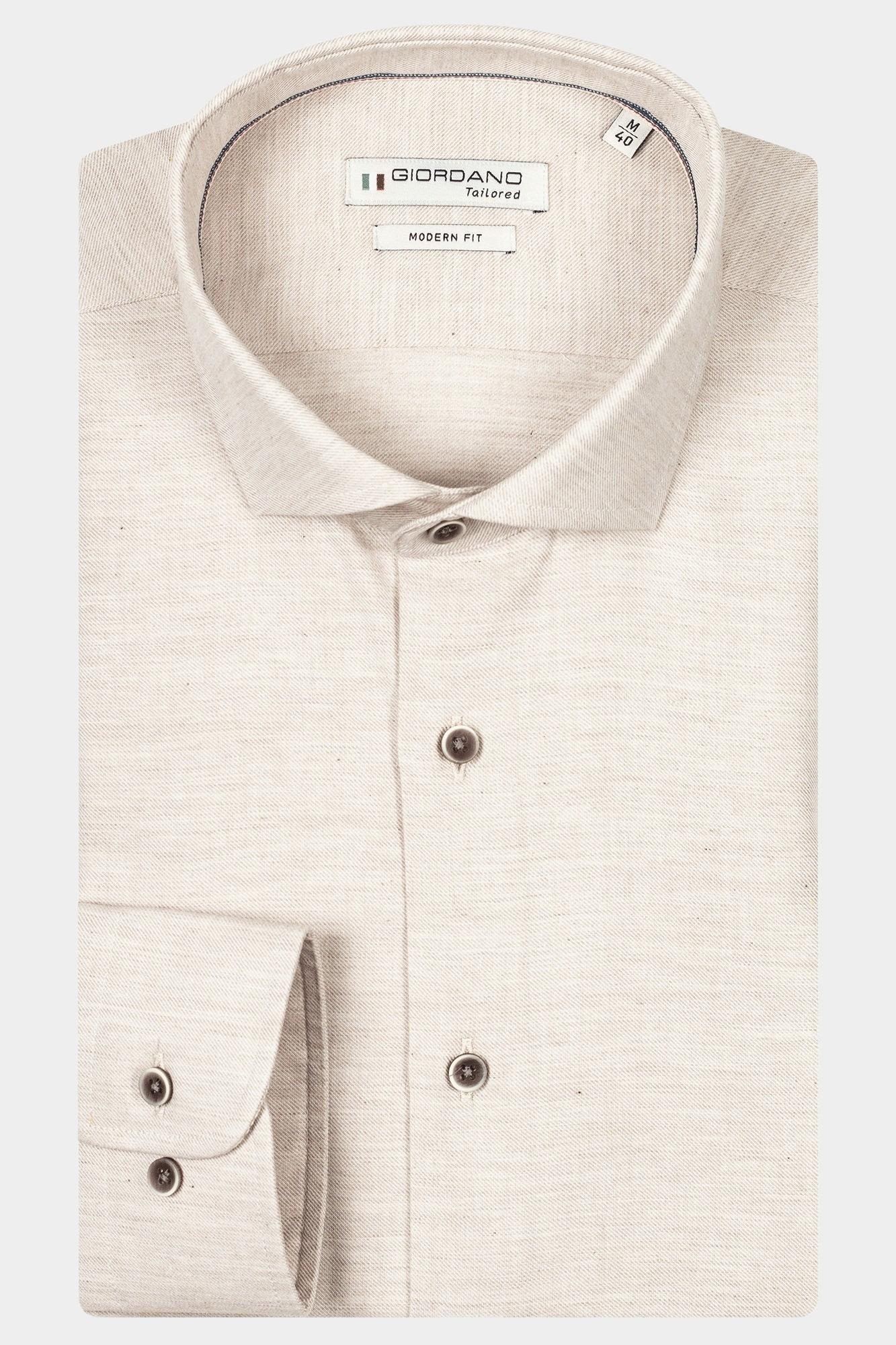 Giordano Casual hemd lange mouw row, ls cutaway melange two t 427808/81