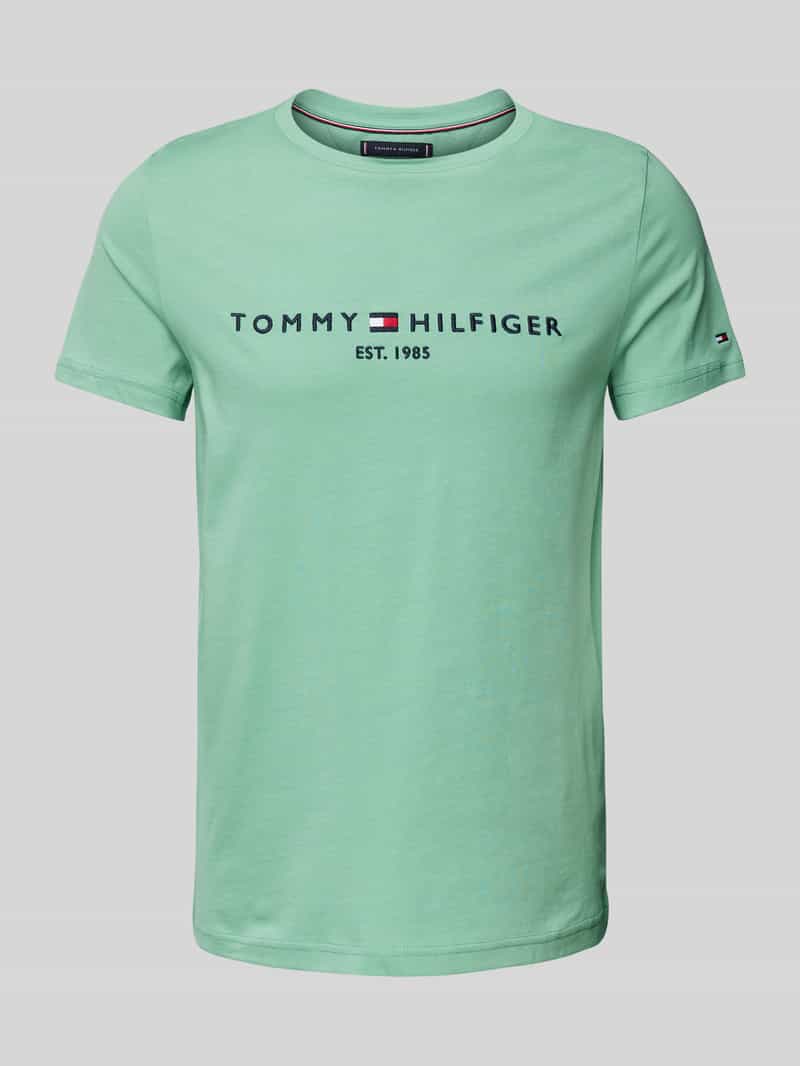 Tommy Hilfiger T-shirt Tommy Logo Tee van duurzaam katoen