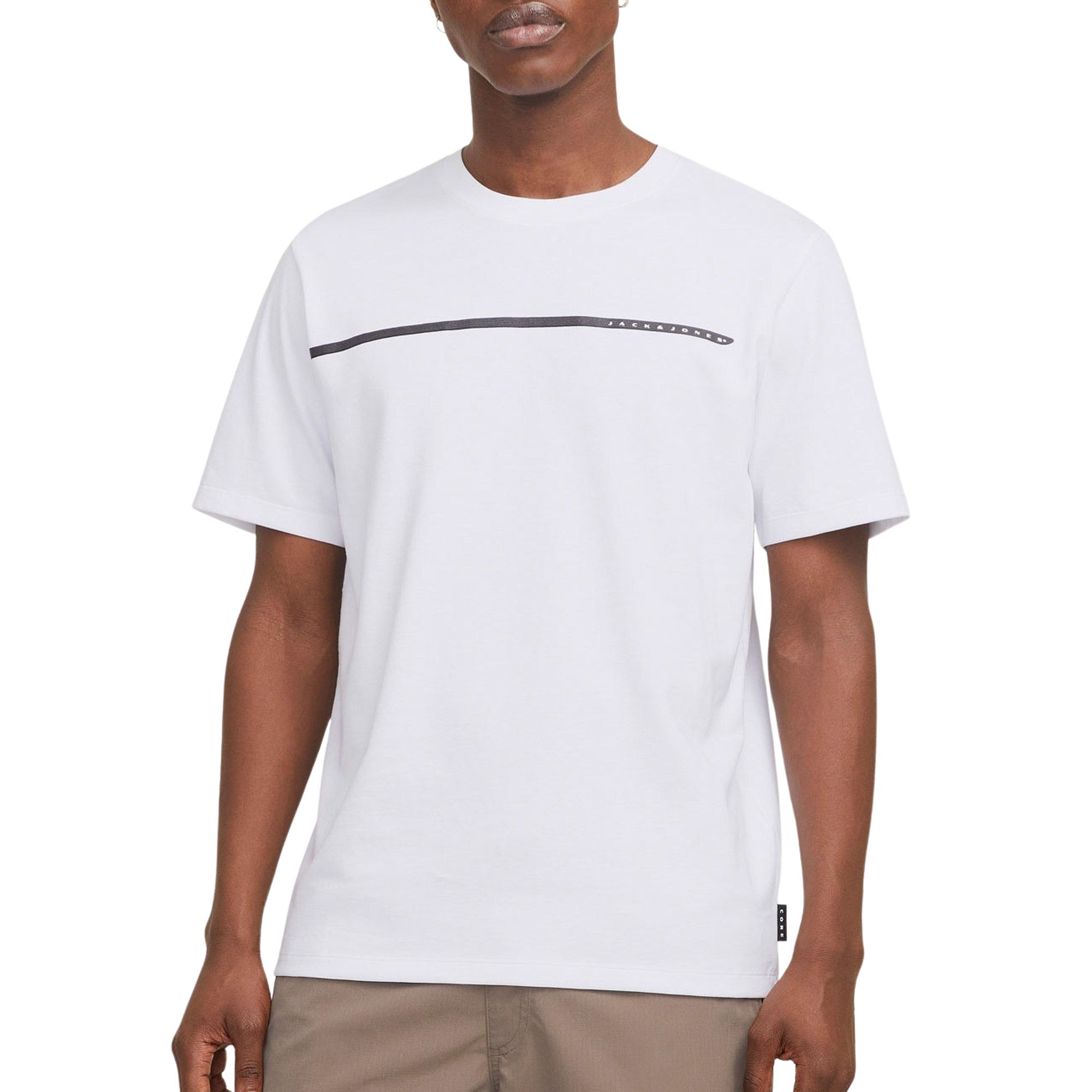 Jack & Jones T-shirt JCOFUSION FULL BRANDING TEE SS CREW NOOS