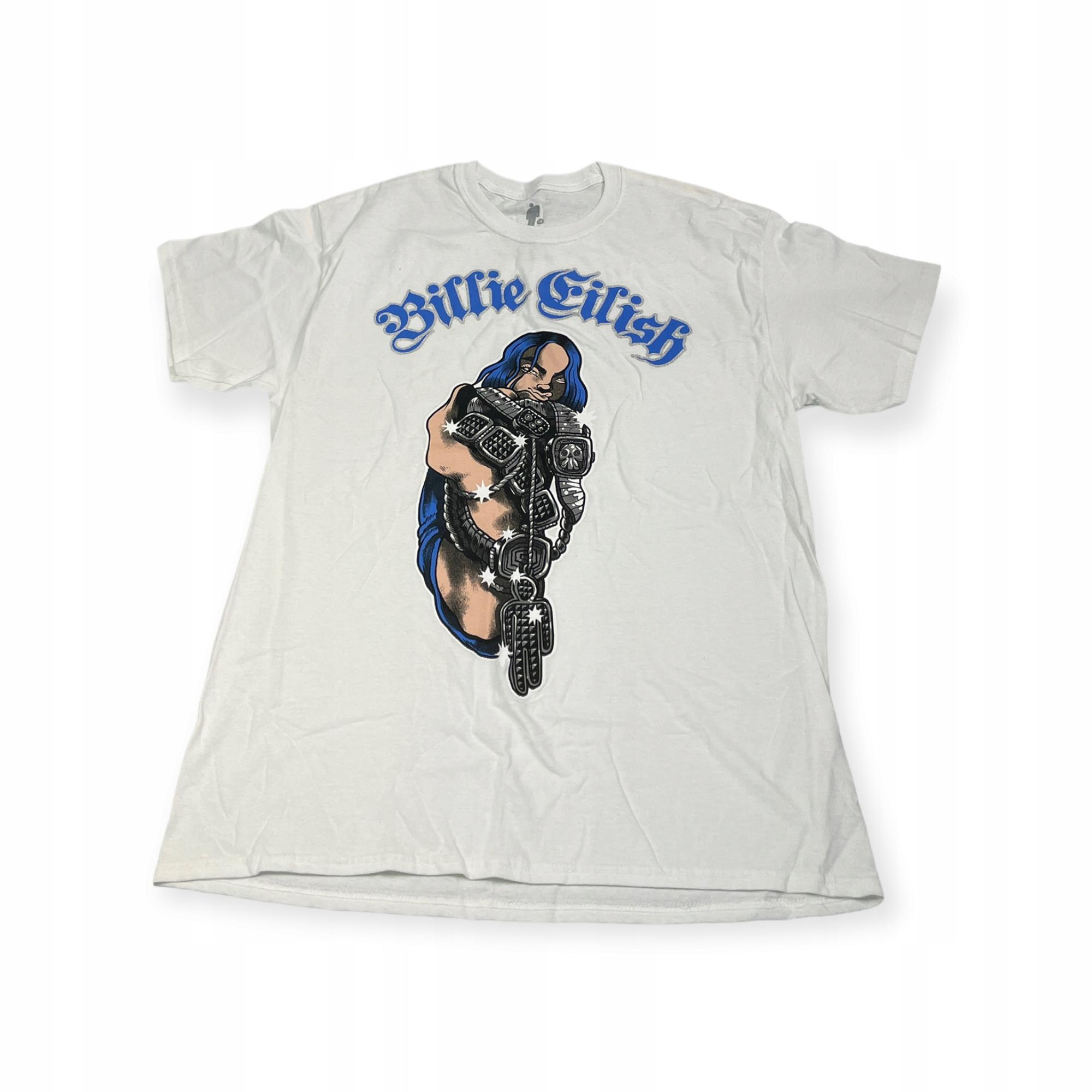 Outletup-clothes Koszulka T-shirt męski okrągły dekolt SPENCER'S BILLIEEILISH L