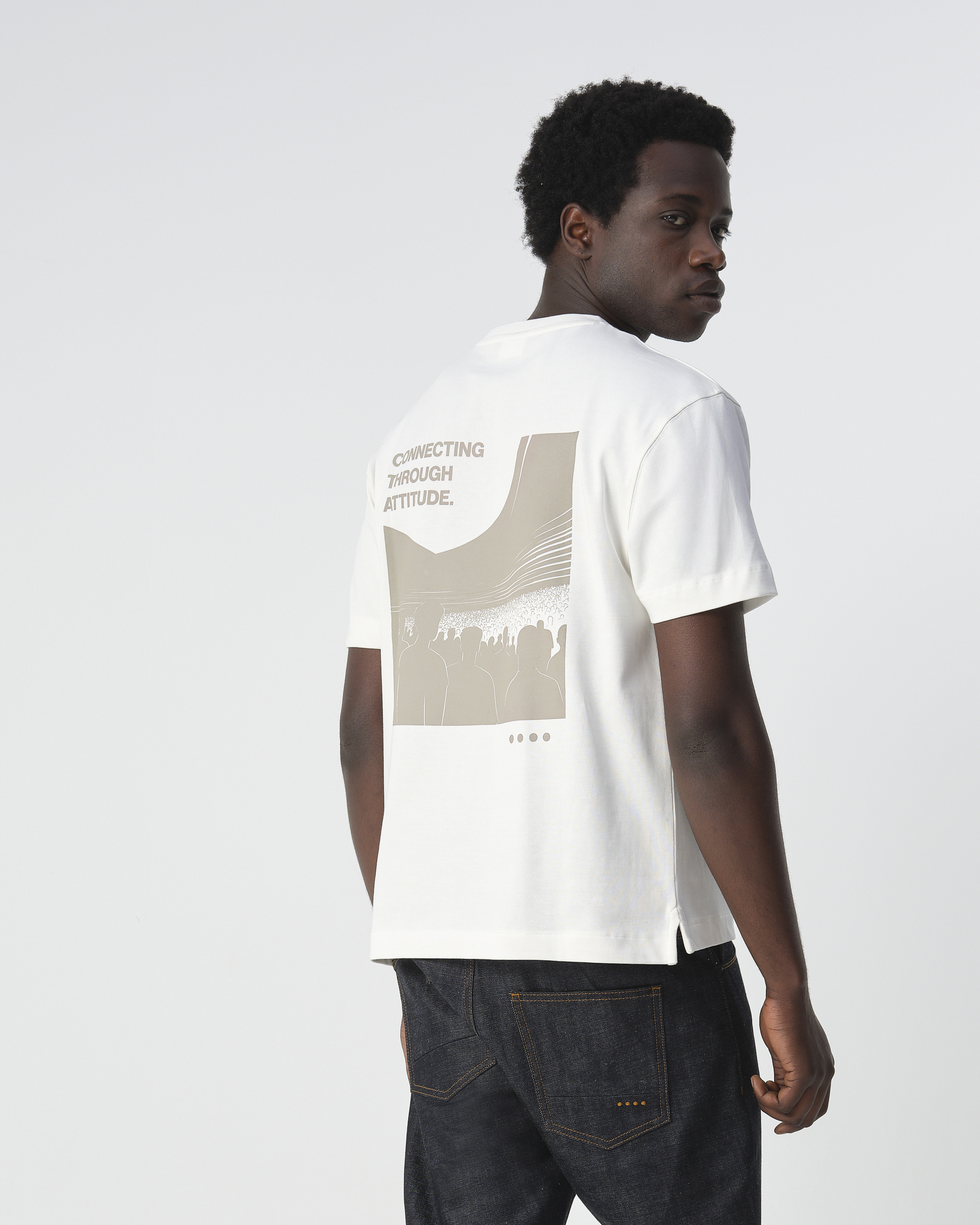 J.C. Rags t-shirt met korte mouwen bean
