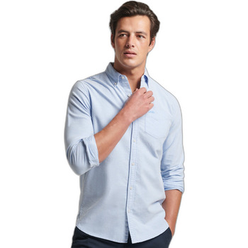 Superdry Overhemd Lange Mouw  Chemise délavée Oxford