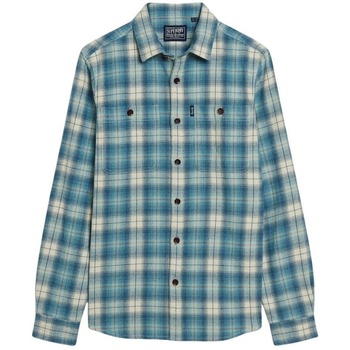 Superdry Overhemd Lange Mouw  Surchemise à carreaux Vintage